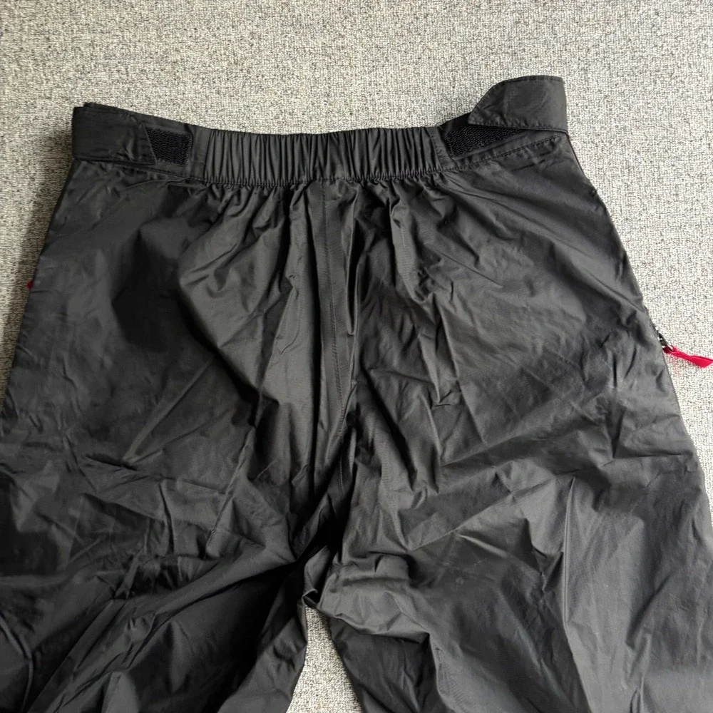New York Giants Track Pants Mens Small Black NFL Football Full Side Zip Ripstop
